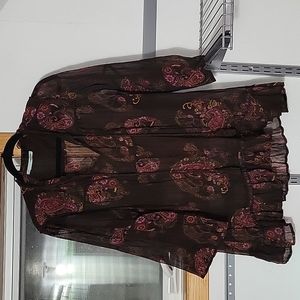 Maurices sheer paisley top